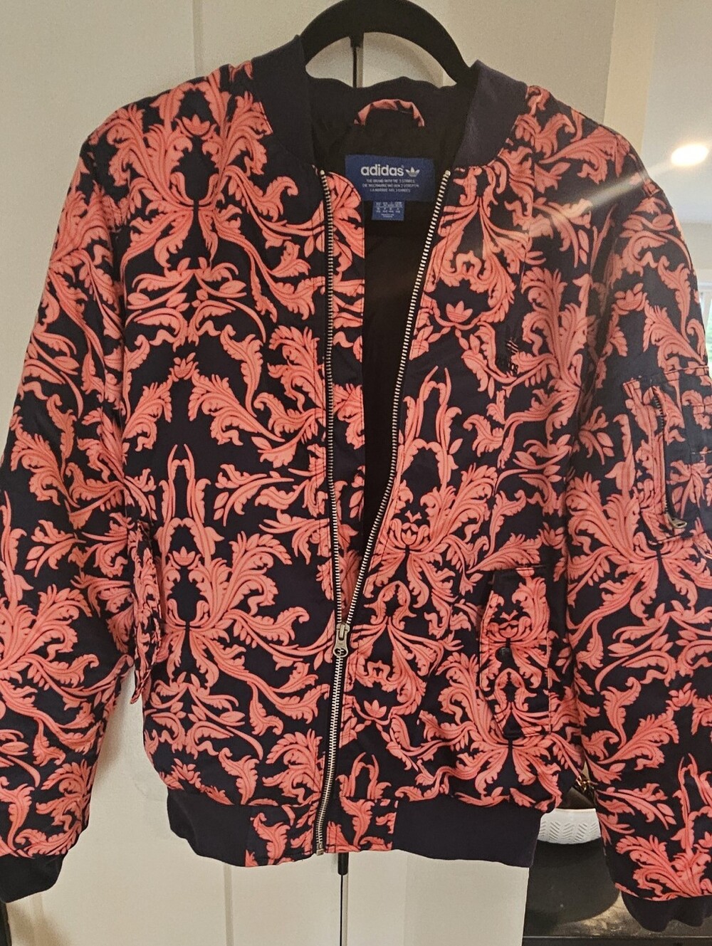 Adidas Originals Baroque Print Bomber Jacket – Women's Medium (US)